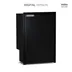 Vitrifrigo C85iBD3O-F — 3.2 cu. ft. Refrigerator w/freezer compartment, Black, internal unit,